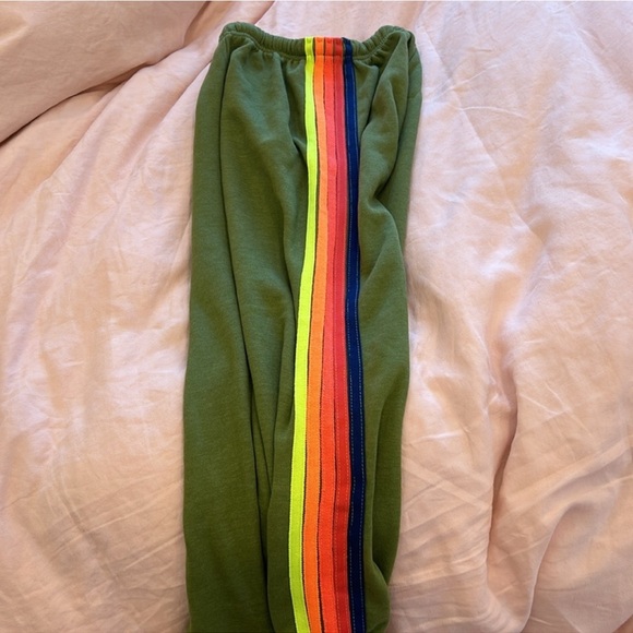 Aviator Nation 5 stripe Sweatpants XS - Picture 2 of 7